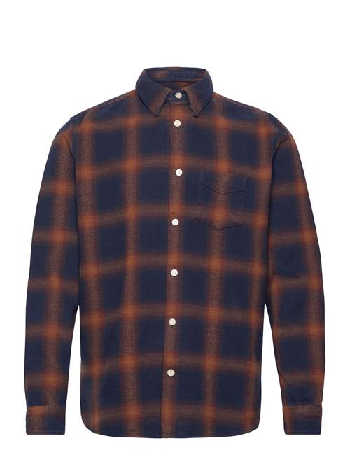 AllSaints Jacksonville Ls Shirt AllSaints Navy