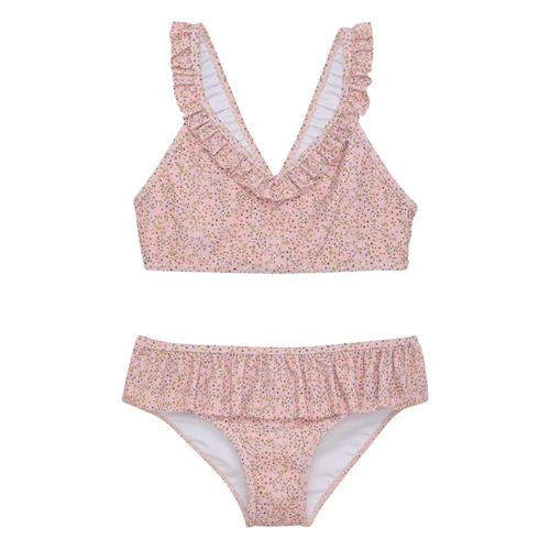 Se Creamie Blomstret Bikini Peachskin | Lyserød | 110/116 cm ved Babyshop