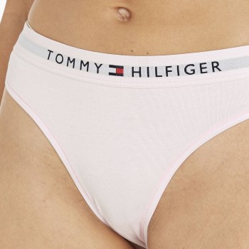 Tommy Hilfiger Trusser Thongs Lyserosa økologisk bomuld Medium Dame