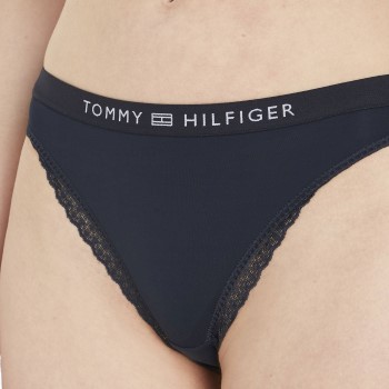 Tommy Hilfiger Trusser Tonal Logo Lace Briefs Marineblå Small Dame