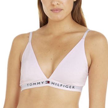 Tommy Hilfiger Bh Unlined Triangle Bra Lyserosa økologisk bomuld Medium Dame