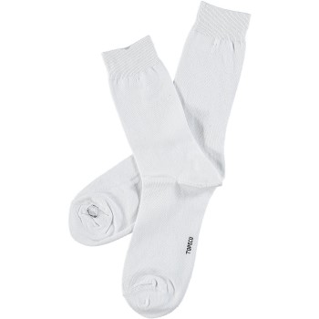 Topeco Strømper Men Classic Socks Plain Hvid Str 45/48 Herre