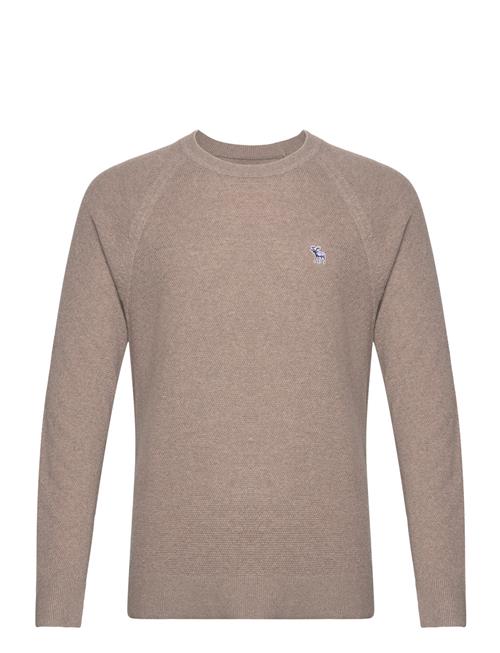 Se Abercrombie & Fitch Anf Mens Sweaters Abercrombie & Fitch Beige ved Booztlet