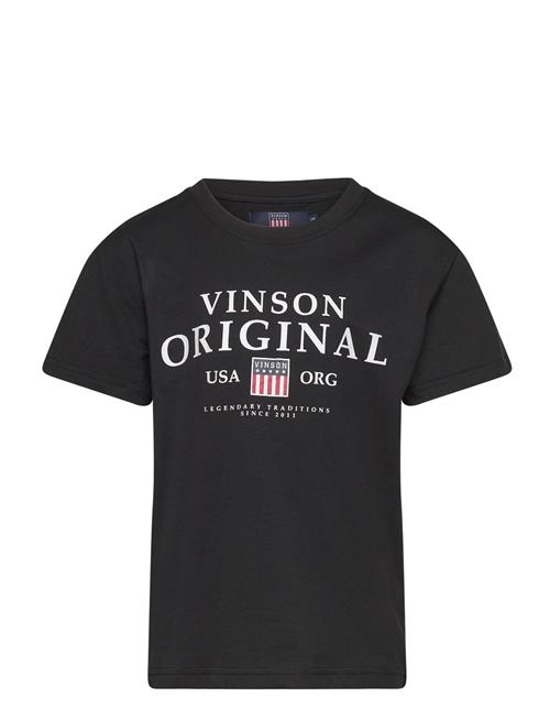 Se VINSON Legend Reg Sj Vin Jr Tee VINSON Black ved Booztlet