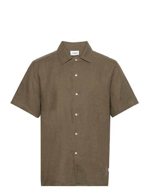 Woodbird Sunny Linen Shirt Woodbird Khaki