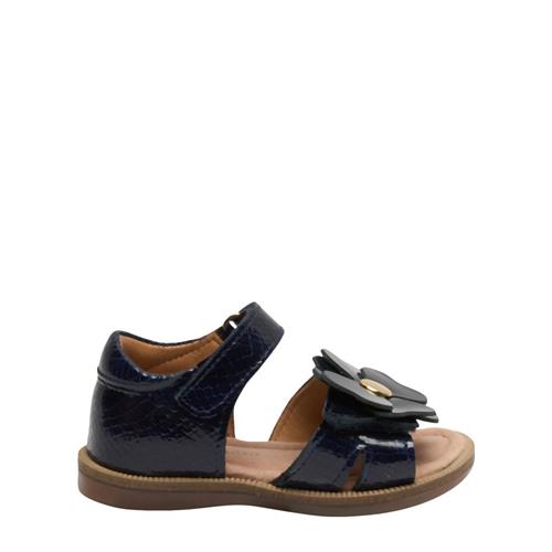 Bisgaard Barbara C Sandaler Med Hæl Blue Croco | Sort | 25 EU