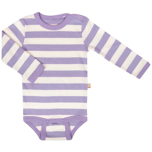 Se Katvig Stribet Babybody Lilla | Lilla | 98 cm ved Babyshop