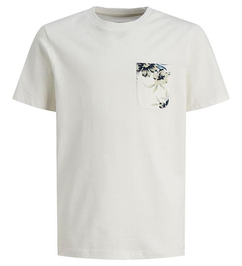 Se Jack & Jones Jack & Jones T-shirt - JjChill - Cloud Dancer ved KidsWorld