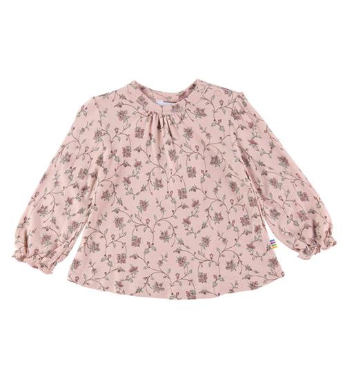 Joha Joha Bluse - Bambus - StÃ¸vet Rosa m. Blomster