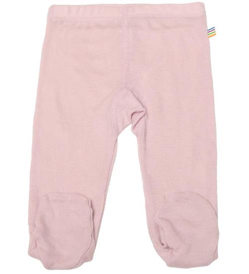 Se Joha Joha Leggings m. FÃ¸dder - Uld - StÃ¸vet Rosa ved KidsWorld