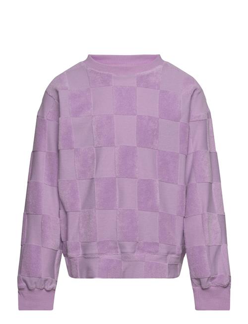 The New Tnjane Os Terry Sweatshirt The New Purple