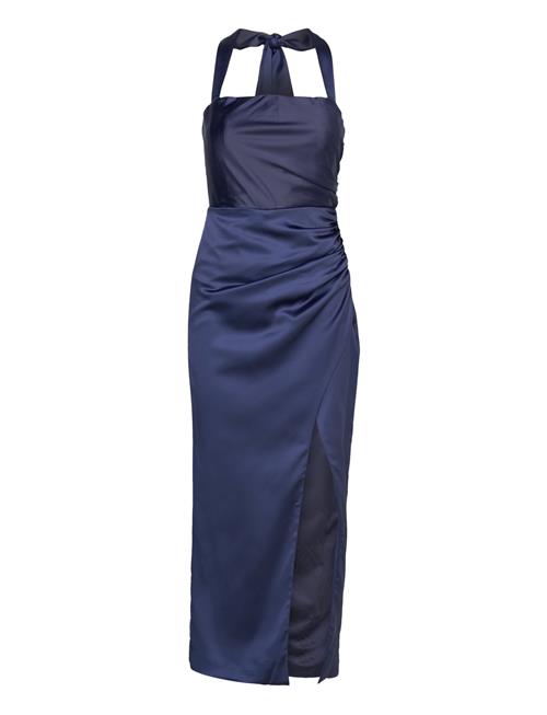 Se Bardot Lorelai Midi Dress Bardot Navy ved Booztlet