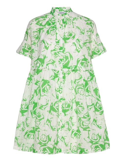 Se Esprit Casual Dresses Light Woven Esprit Casual Green ved Booztlet