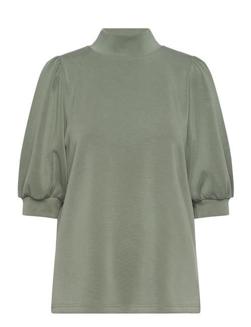 Se My Essential Wardrobe 21 The Puff Blouse My Essential Wardrobe Green ved Booztlet