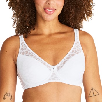 Swegmark Bh Rita Icon Padded Wire Bra Hvid B 80 Dame