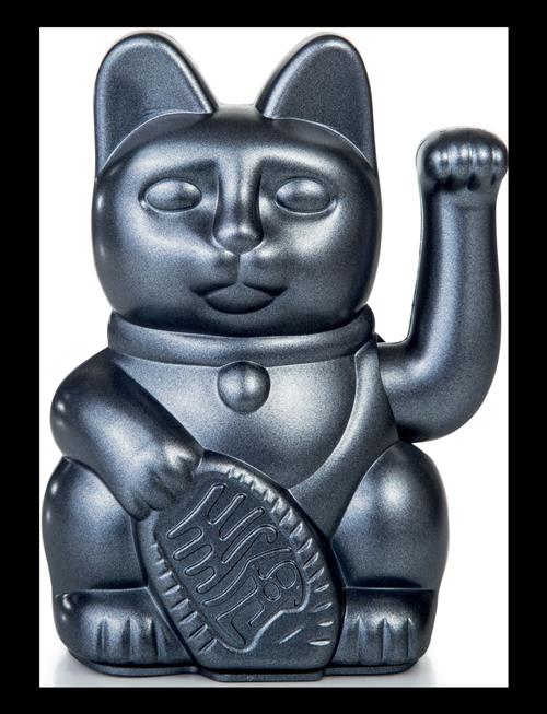 Donkey Maneki-Neko - Lucky Cat Donkey Grey