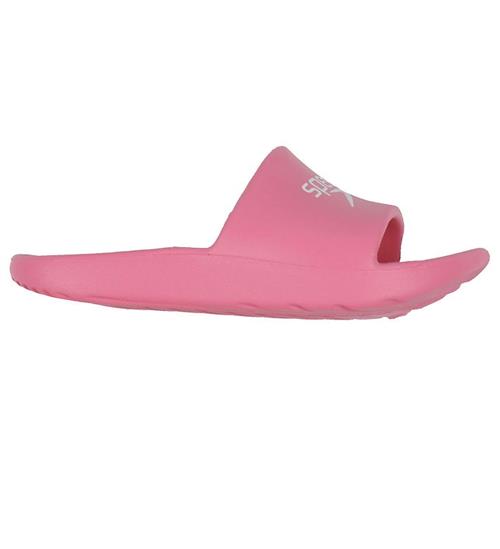 Se Speedo Badesandaler - Pink/Hvid ved KidsWorld