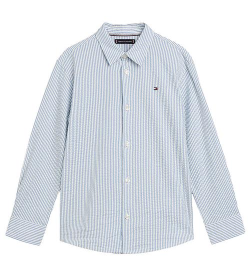 Tommy Hilfiger Tommy Hilfiger Skjorte - Seersucker - Blue Spell Stripe