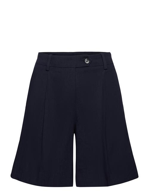 Se GANT Stretch Linen Shorts GANT Navy ved Booztlet