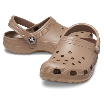 Se Crocs Classic Unisex Caffe latte US M8/W10 (EU 41-42) ved Timarco