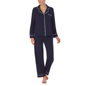 DKNY New Signature Pyjama Set Marineblå Large Dame