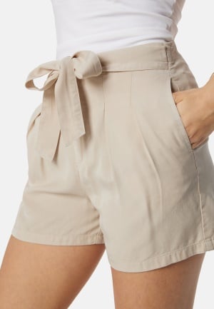 VERO MODA Mia Loose Summer Shorts Oatmeal XS