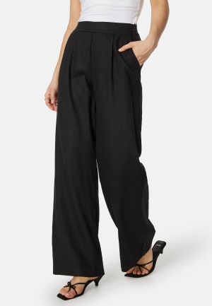 VILA Vijolanda High Waist pleated pants Black 34