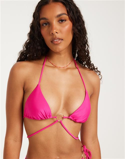 Se Nelly - Pink - Ring Bikini Triangle ved Nelly