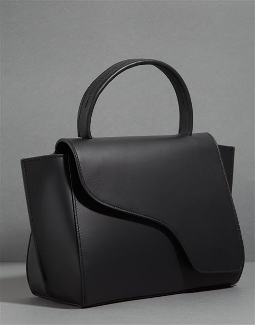 Se ATP ATELIER - Sort - Arezzo Leather Handbag ved Nelly