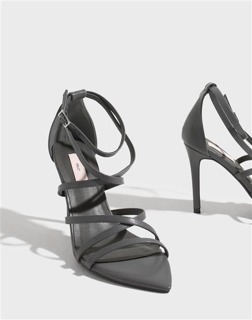 Nelly - Grå - Strappy Pointy Heel