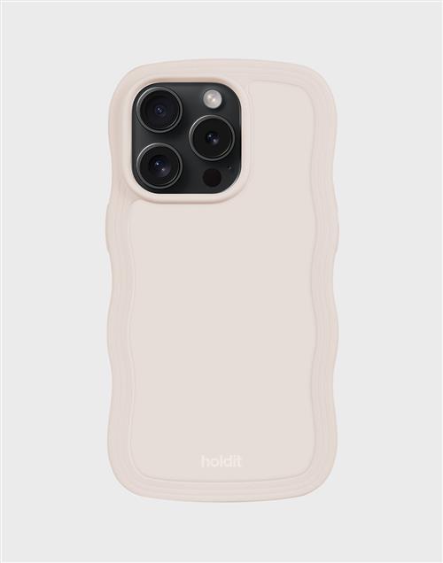 Holdit - Beige - Wavy Case iPhone 15 Pro