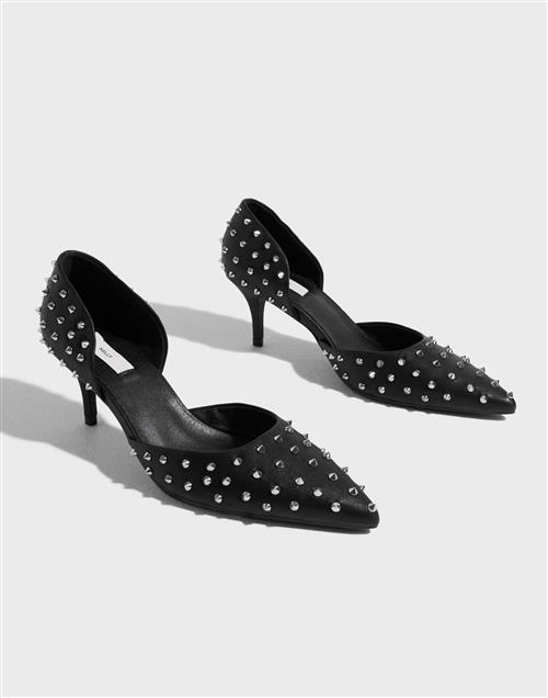 Nelly - Sort - Stud Heel