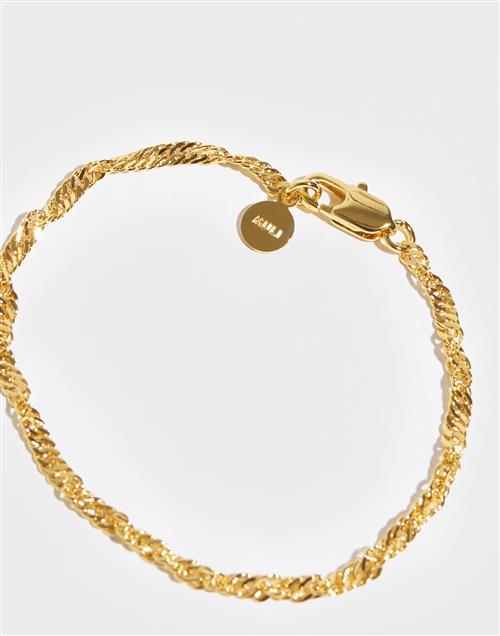 Muli Collection - Guld - Twisted Rope Bracelet