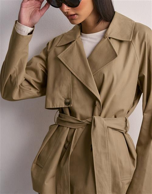 Selected Femme - Beige - Slfbelinda Short Trench Coat