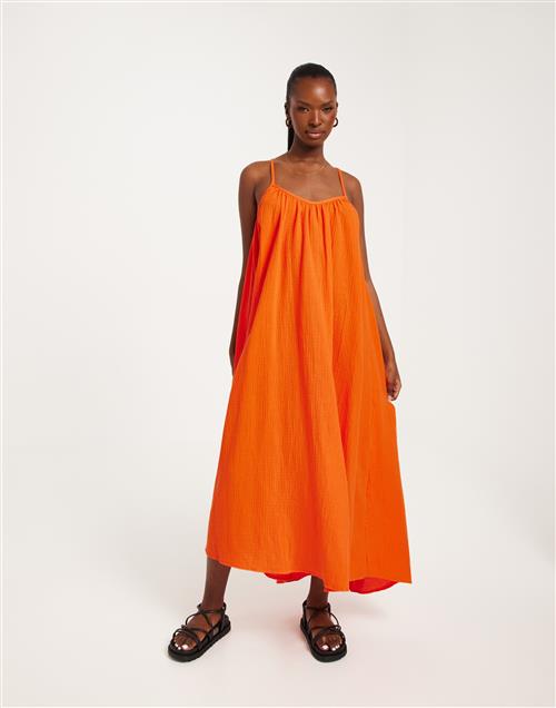 Vero Moda - Orange - Vmnatali Nia Singlet 7/8 Dress Wvn