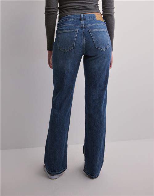 Se Vero Moda - Blå - Vmjada Mr Straight Slids Jeans RA38 ved Nelly