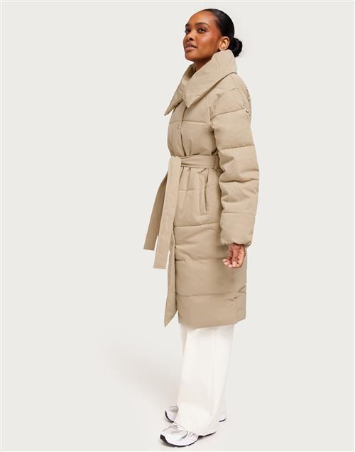 Vila - Beige - Visulitana L/S New Padded Coat/Pb