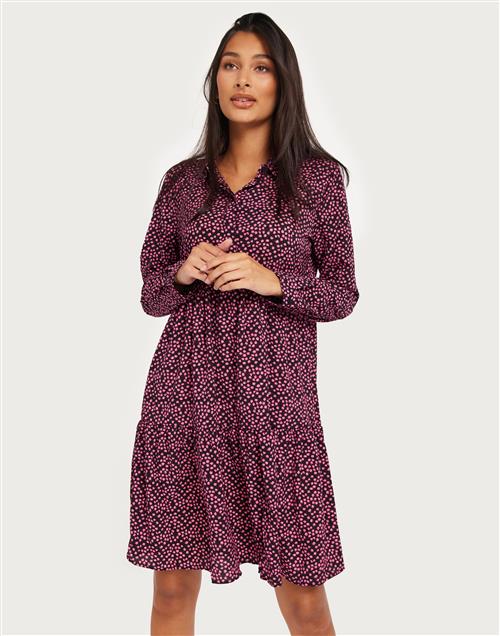 JDY - Mønstret - Jdypiper L/S Aop Shirt Dress Wvn Di