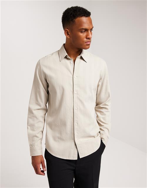 Samsøe Samsøe Liam FX Shirt 14979 Gröna skjortor Beige