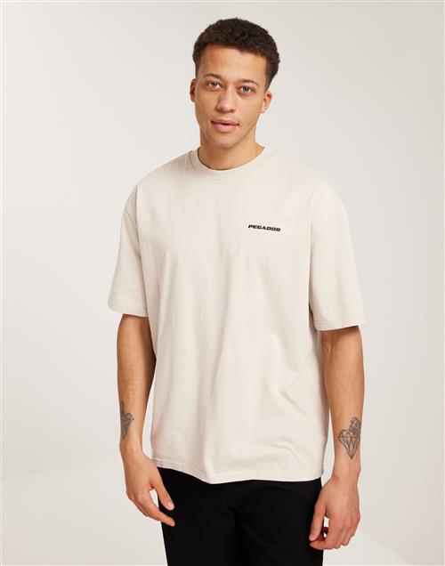 Pegador Logo Oversized Tee Kortærmede t-shirts Dust