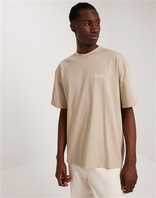 Pegador Makin Oversized Tee Printed t-shirts Beige