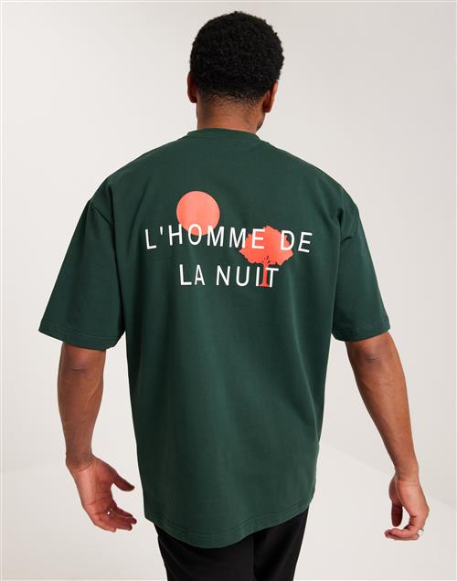 Dont Waste Culture Ludio Printed t-shirts Dark Green