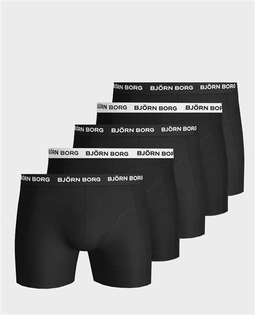 Björn Borg 5p Shorts Noos Solids Boxershorts Black