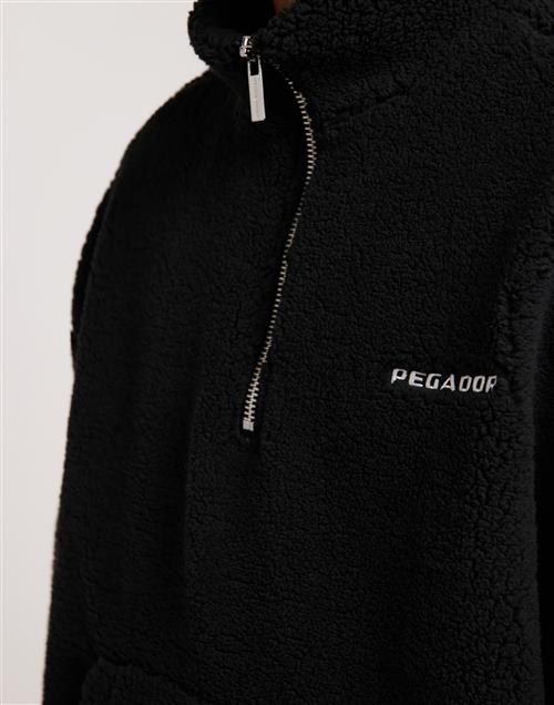 Pegador Puka Half Zip Sweater Fleecetrøjer Black