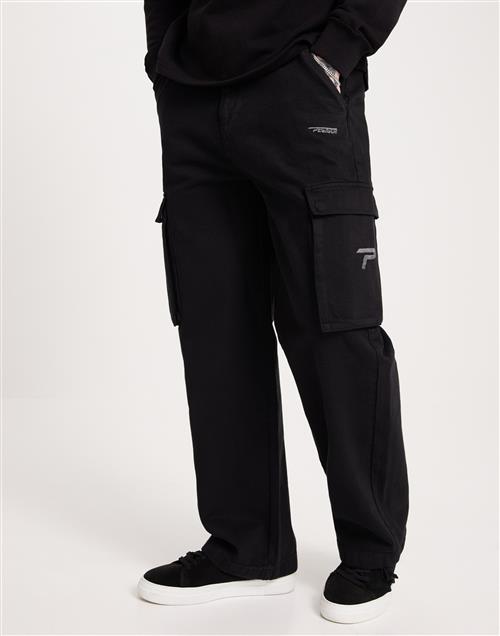 Pegador PGDR Paden Wide Cargo Pants Cargobukser Black