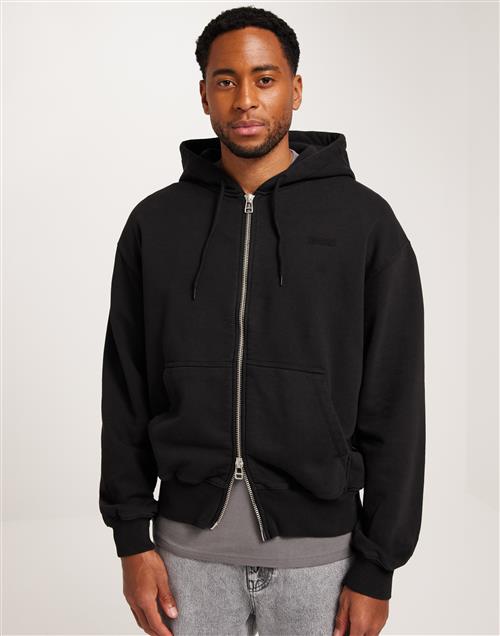 Woodbird WBPope Zip Hoodie Hoodies Black