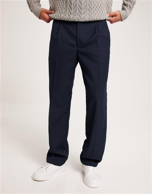 Woodbird WBBen Suit Pant Habitbukser Dark Navy