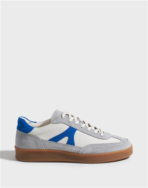 GARMENT PROJECT Liga - Off White / Blue Leather Mix Lave sneakers Off White