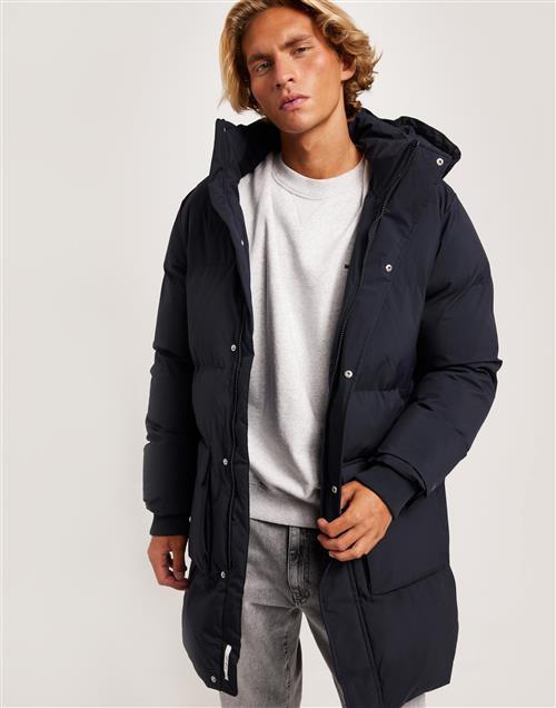 Les Deux Madden Ripstop Puffer Parka Coat Puffer jackets Dark Navy