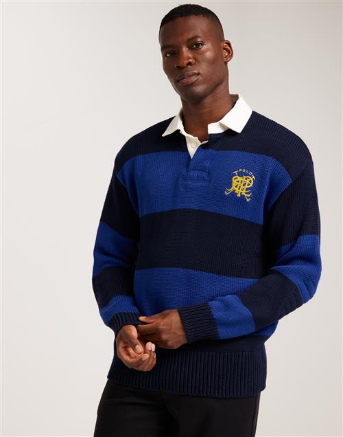 Polo Ralph Lauren Lsmadsnrugby-Long Sleeve-Pullover Striktrøjer Blue